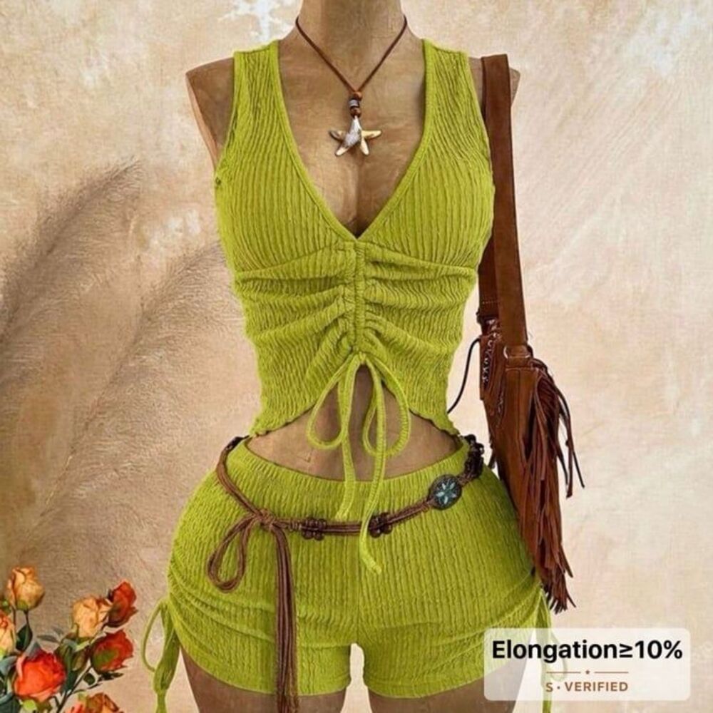 Shein Two Piece Green Set